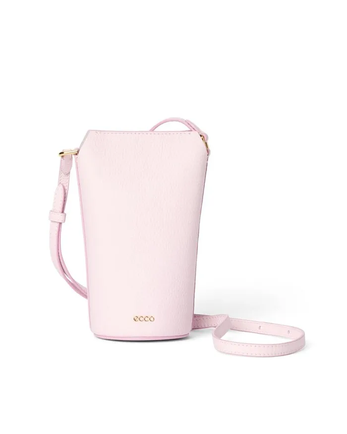Ecco Crossbody and Shoulder Bags Bags and Accessories ECCO Pot Pebbled Pink