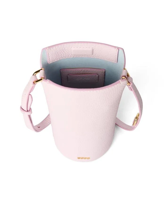 Ecco Crossbody and Shoulder Bags Bags and Accessories ECCO Pot Pebbled Pink Ecco Crossbody and Shoulder Bags Bags and Accessories ECCO Pot Pebbled Pink