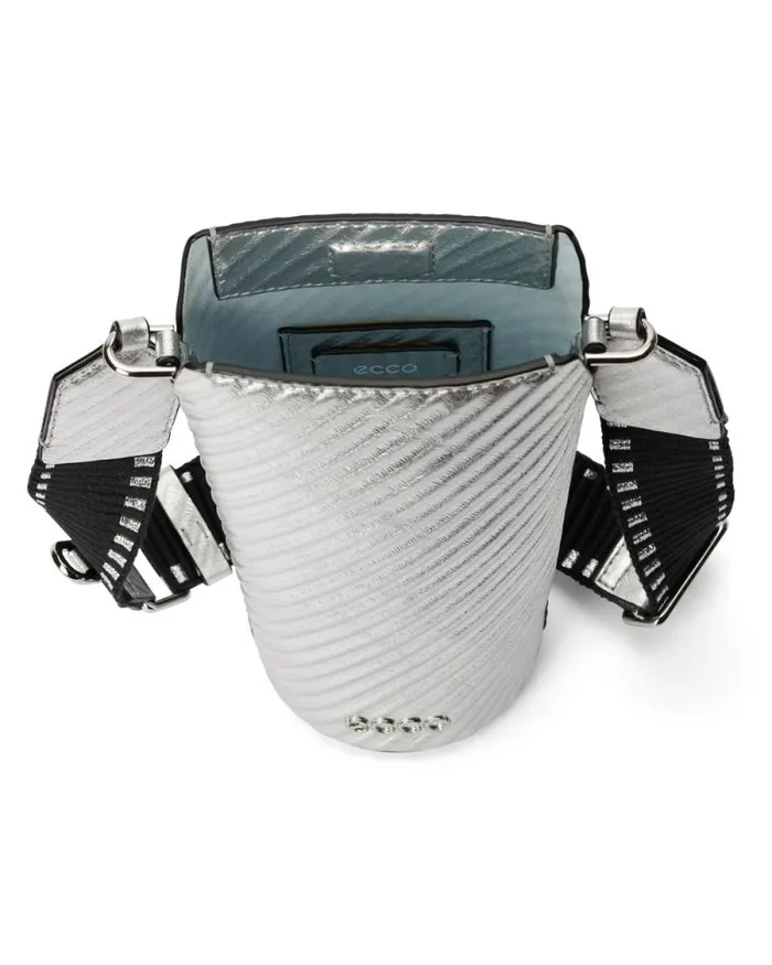 Ecco Pot Bags Bags and Accessories ECCO Pot Metallic Silver Ecco Pot Bags Bags and Accessories ECCO Pot Metallic Silver