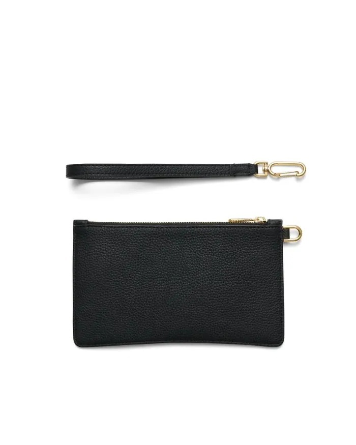 Ecco Small Leather Goods Bags and Accessories ECCO Wristlet Soft Pebbled Black Ecco Small Leather Goods Bags and Accessories ECCO Wristlet Soft Pebbled Black