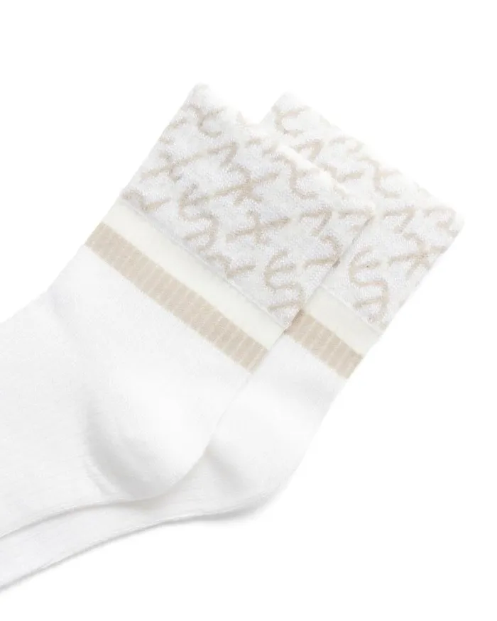 Ecco Socks Women ECCO Vibe Wave White Ecco Socks Women ECCO Vibe Wave White
