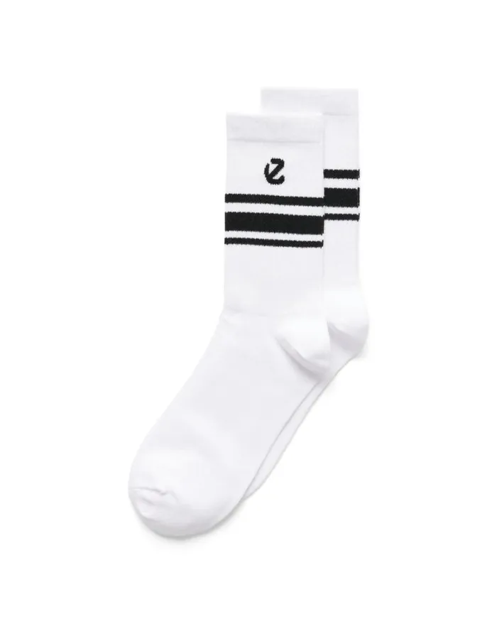 Ecco Socks WomenMen ECCO Retro 2pack White Ecco Socks WomenMen ECCO Retro 2pack White