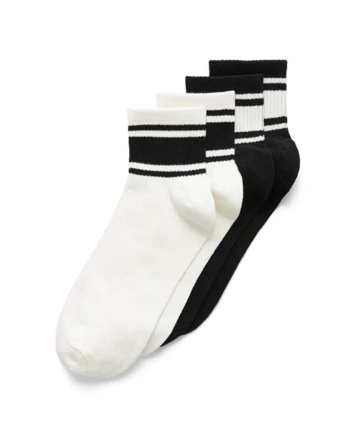Ecco Socks WomenMen ECCO Retro Sport 2pack White
