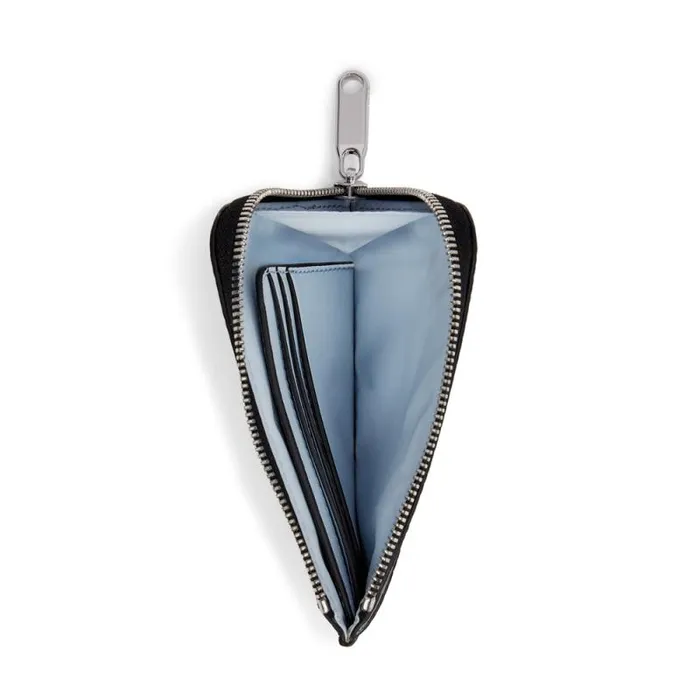 Ecco Wallets Bags and Accessories ECCO Wallet Zipped Grooved Blue Ecco Wallets Bags and Accessories ECCO Wallet Zipped Grooved Blue