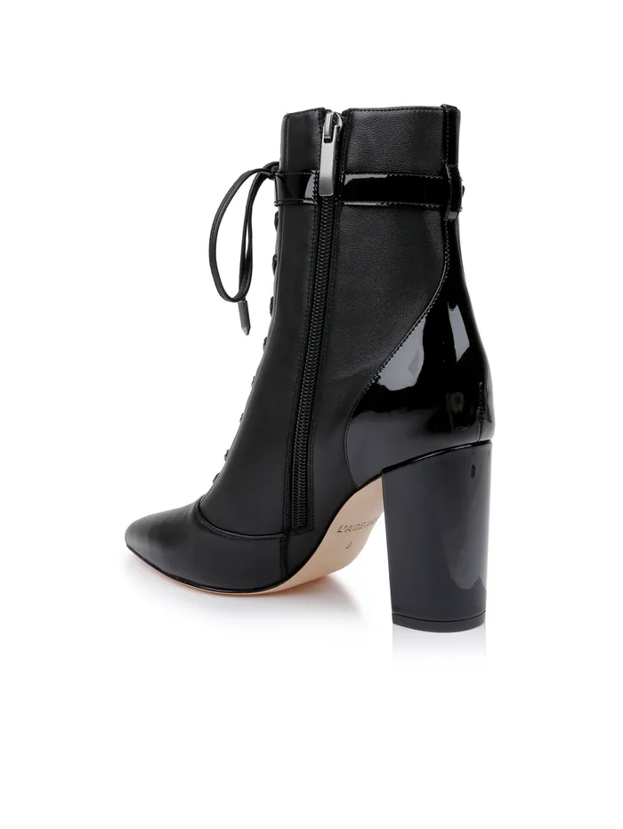 Elegante Leather Bootie Black Leather Women L039Agence Boots and Booties Elegante Leather Bootie Black Leather Women L039Agence Boots and Booties