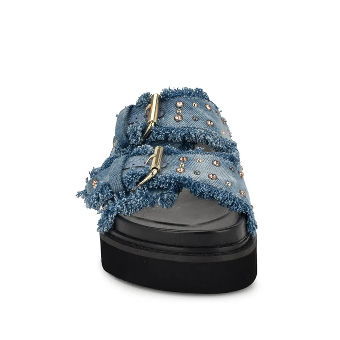 Eleny Buckle Slide Sandals Eleny Buckle Slide Sandals