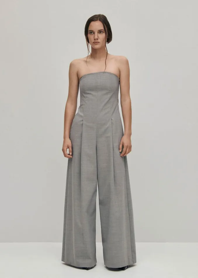 Elisa Grey Jumpsuit Women ALOHAS Dresses