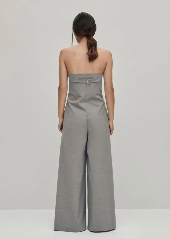 Elisa Grey Jumpsuit Women ALOHAS Dresses