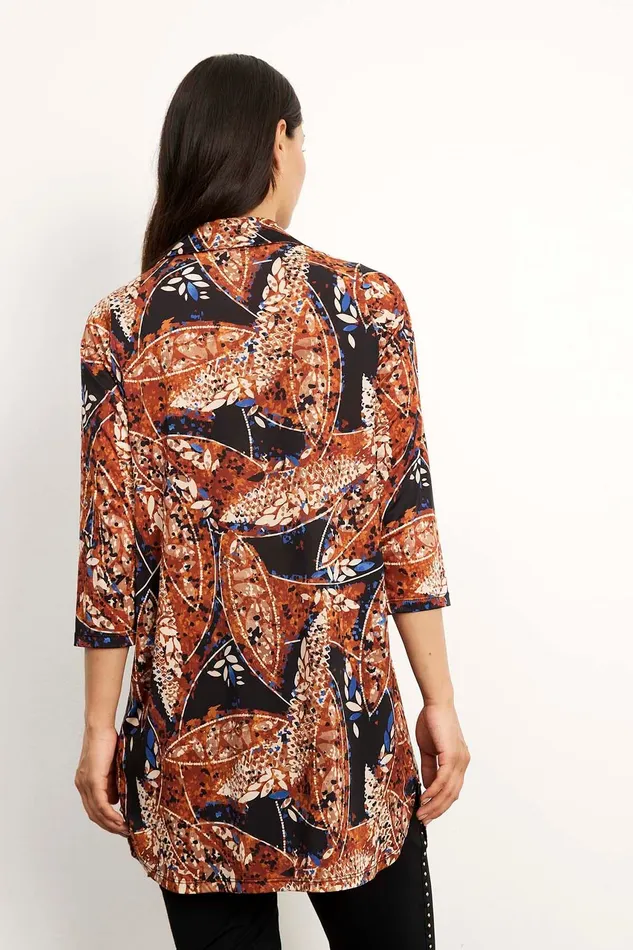 ELIZA TUNIC 15904 495 Paprika 495 Women IN FRONT BLOUSES SHIRTS