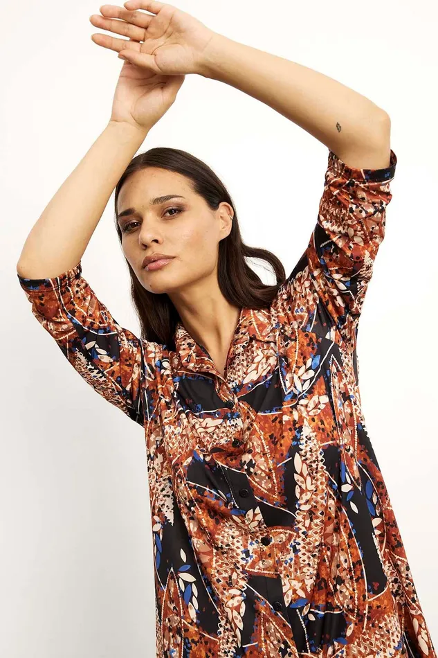 ELIZA TUNIC 15904 495 Paprika 495 Women IN FRONT BLOUSES SHIRTS