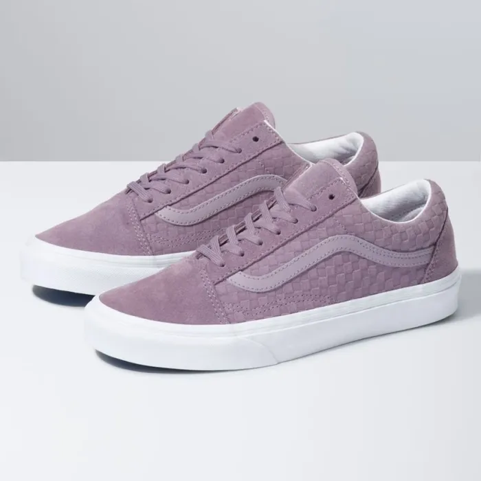 Emboss Mini Check Old Skool NirvanaTrue White Classics Shoes Vans MenWomen