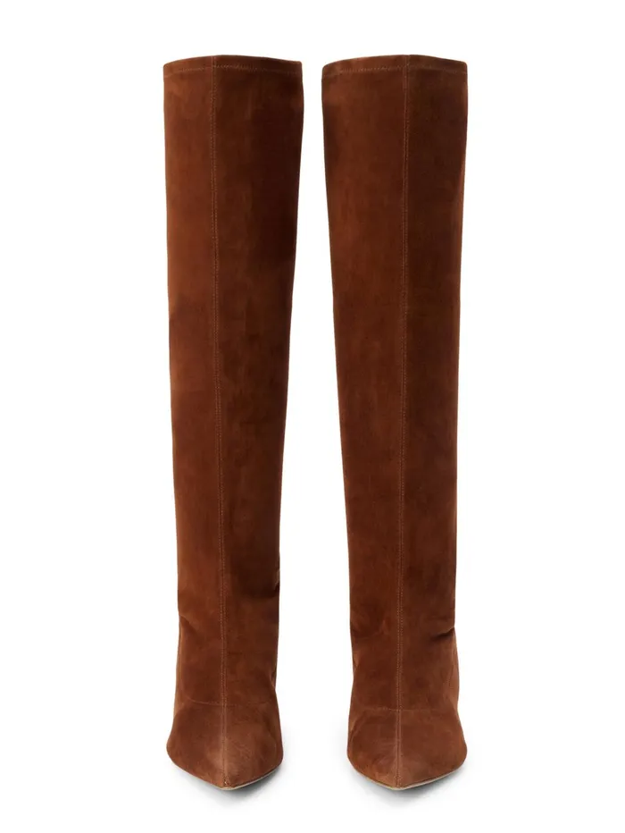 Emilie Suede KittenHeel Boot Buckskin Suede Women L039Agence Boots and Booties Emilie Suede KittenHeel Boot Buckskin Suede Women L039Agence Boots and Booties