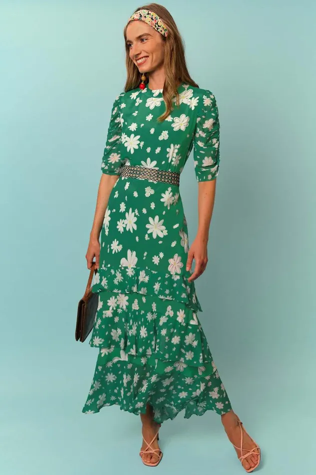 Evelyn Green Daisy Dream Women RIXO Dresses