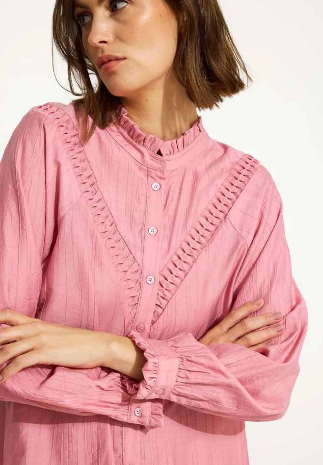FANNY SHIRT 16527 215 Rose 215 Women IN FRONT BLOUSES SHIRTS