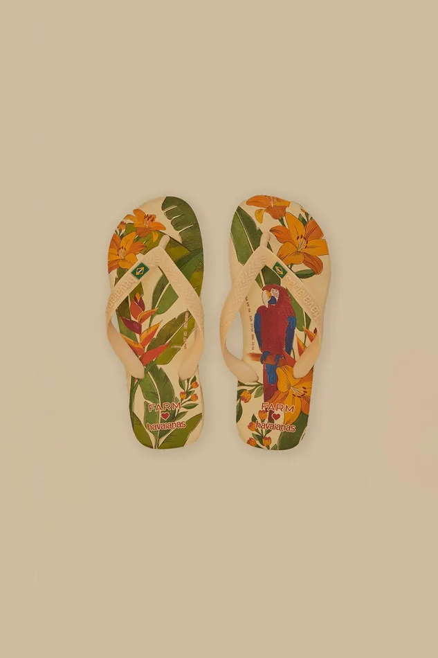 Farm Ararinhas Havaianas Sandals Women FARM Rio Sandals Farm Ararinhas Havaianas Sandals Women FARM Rio Sandals