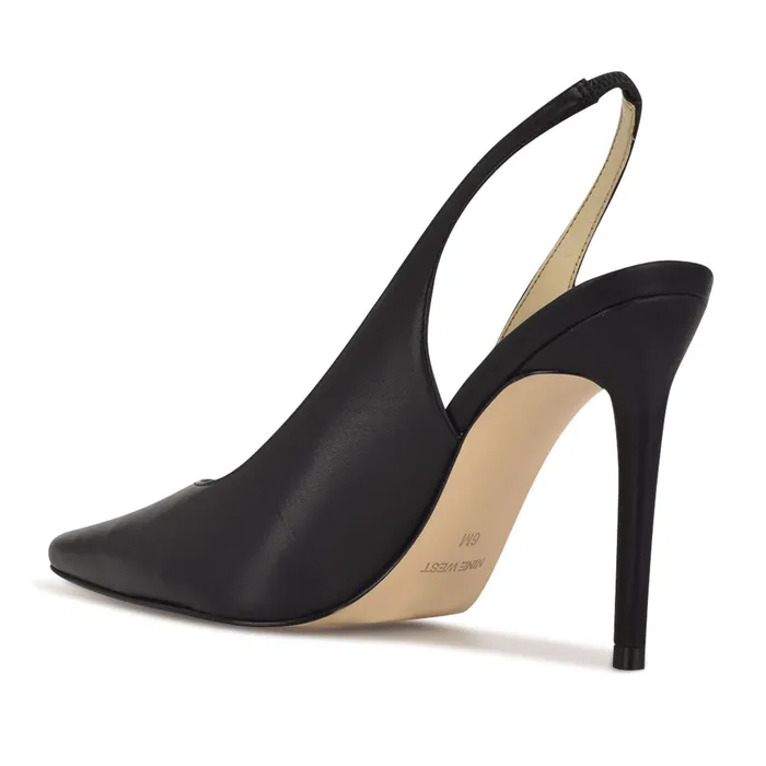 Feather Pointy Toe Slingback Pumps Feather Pointy Toe Slingback Pumps