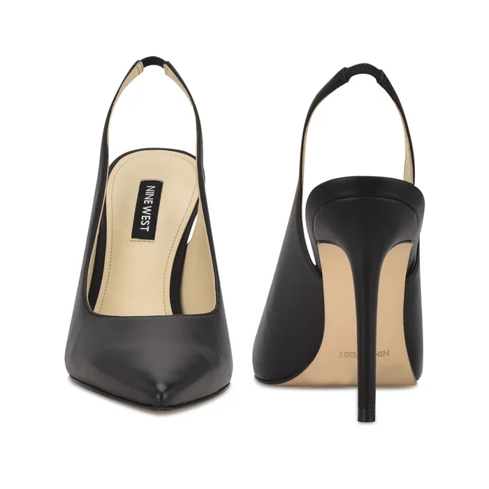 Feather Pointy Toe Slingback Pumps Feather Pointy Toe Slingback Pumps