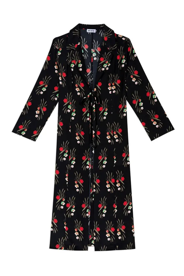 Felicity Black Cherry Blossom Women RIXO Outerwear