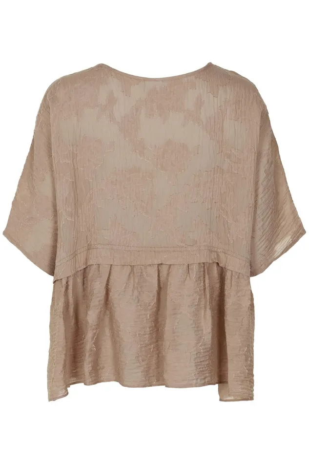 FINE BLOUSE 15088 191 Sand 191 Women IN FRONT BLOUSES SHIRTS
