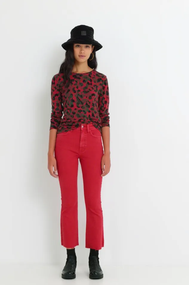 Flared Ankle Grazer Trousers Women Desigual Jeans