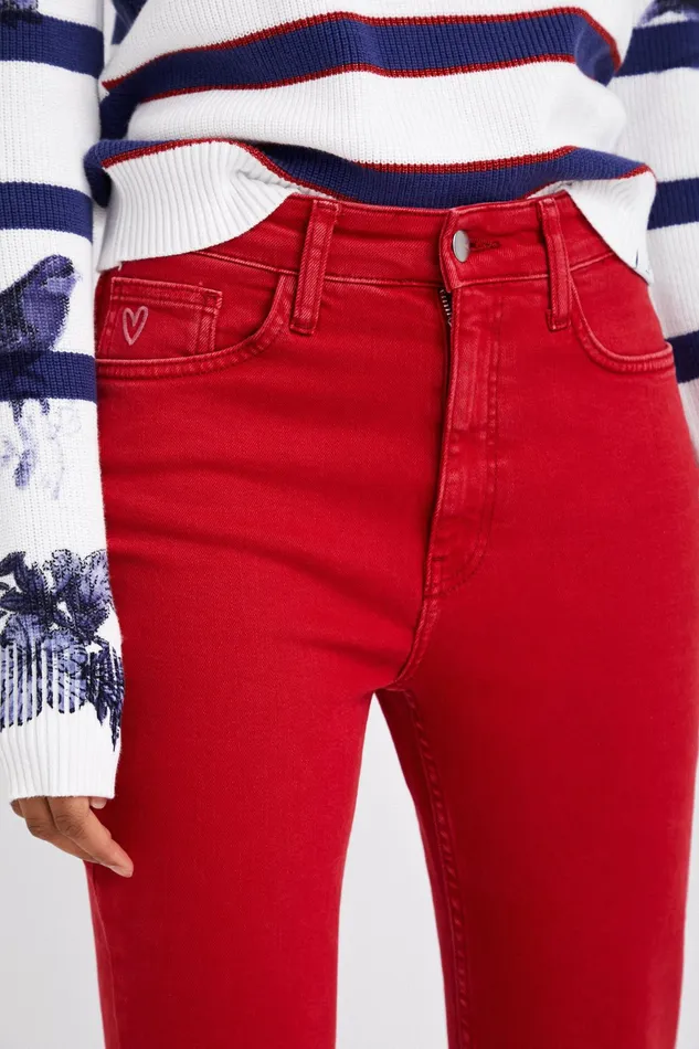 Flared Ankle Grazer Trousers Women Desigual Jeans
