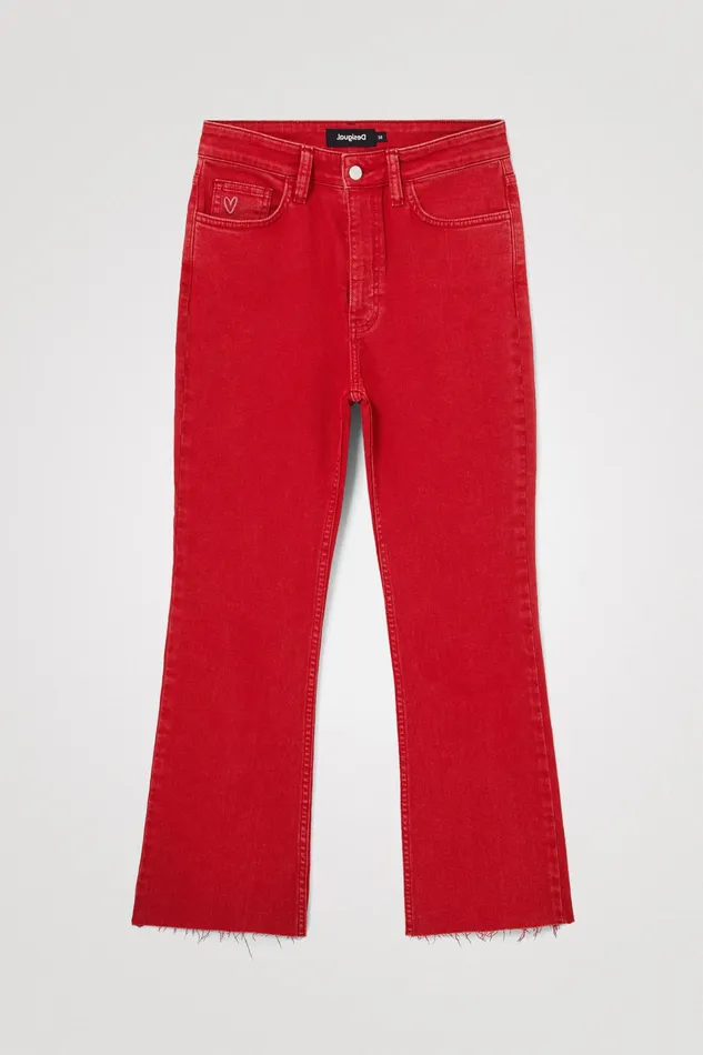 Flared Ankle Grazer Trousers Women Desigual Jeans