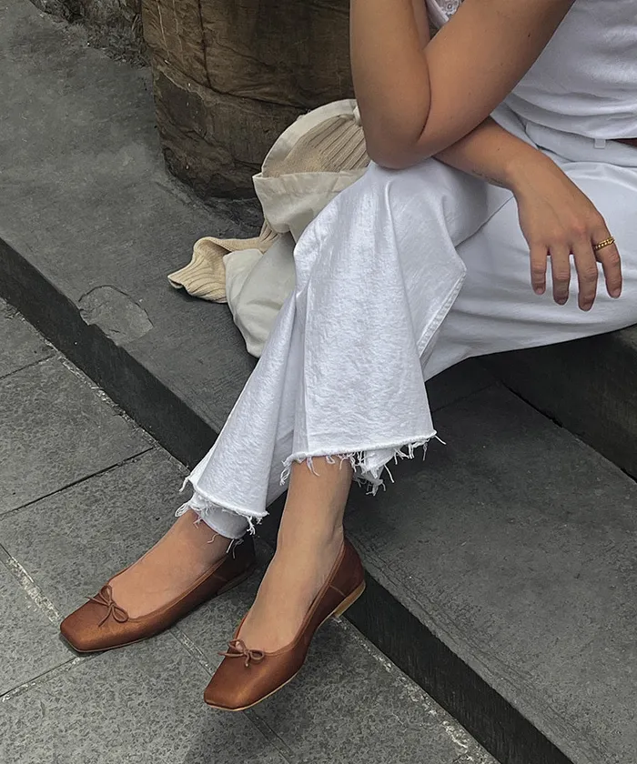 Flats and Loafers Women Dolce Vita Anisa Ballet Flats Copper Metallic Suede