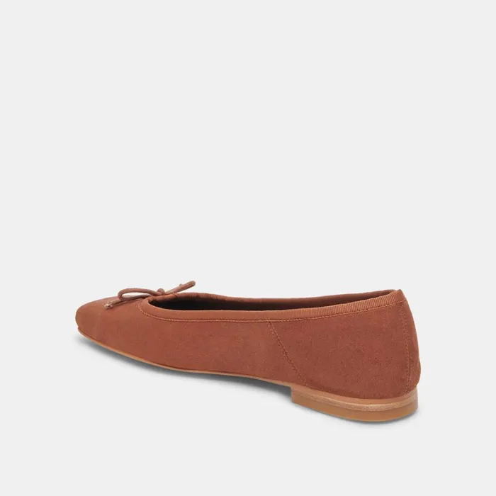 Flats and Loafers Women Dolce Vita Anisa Ballet Flats Copper Metallic Suede