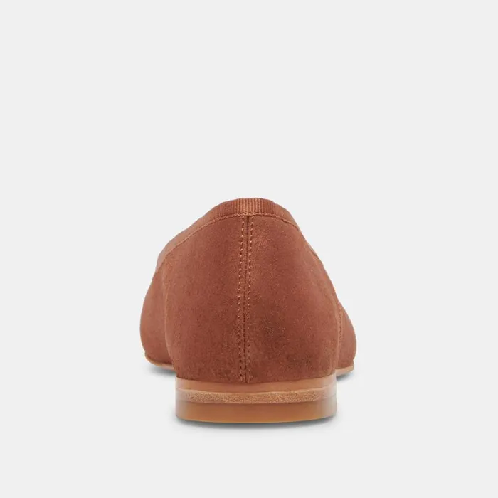 Flats and Loafers Women Dolce Vita Anisa Ballet Flats Copper Metallic Suede
