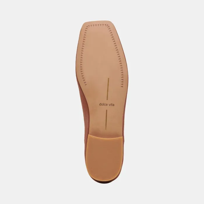 Flats and Loafers Women Dolce Vita Anisa Ballet Flats Copper Metallic Suede