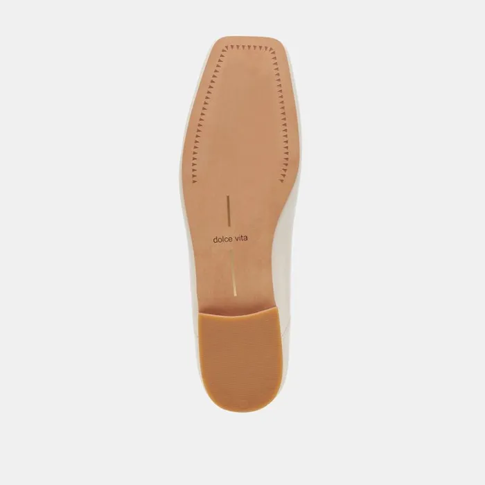 Flats and Loafers Women Dolce Vita Anisa Ballet Flats Creme Crinkle Patent