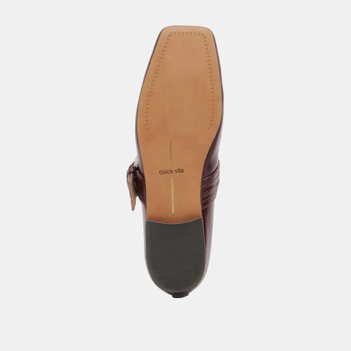 Flats and Loafers Women Dolce Vita Arora Ballet Flats Burgundy Crinkle Patent