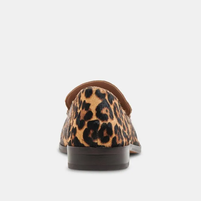 Flats and Loafers Women Dolce Vita Beny Flats Dk Leopard Calf Hair