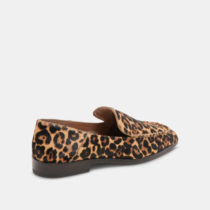 Flats and Loafers Women Dolce Vita Beny Flats Dk Leopard Calf Hair
