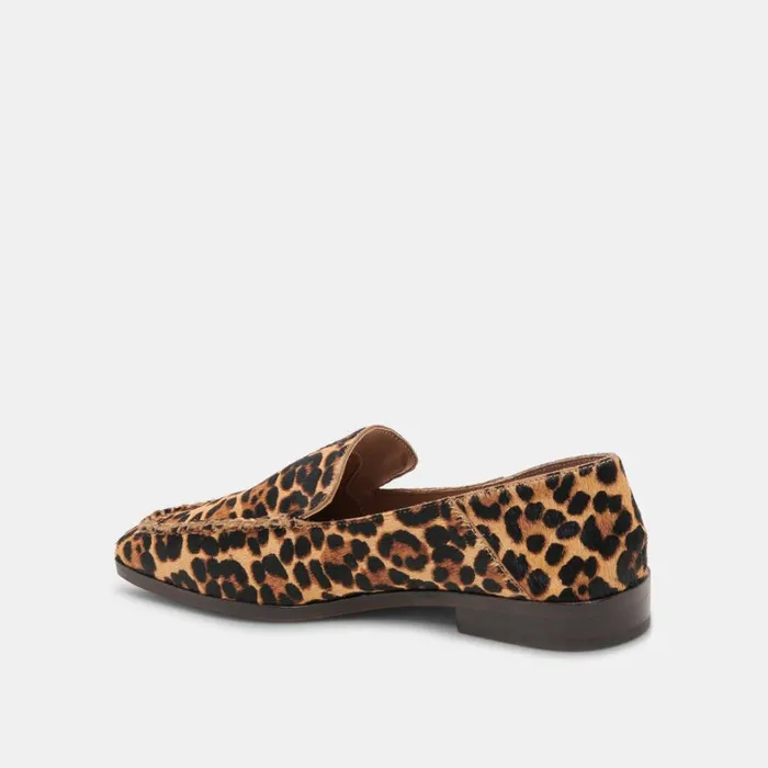 Flats and Loafers Women Dolce Vita Beny Flats Dk Leopard Calf Hair
