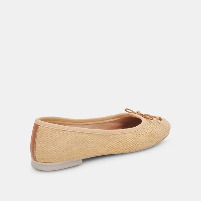 Flats and Loafers Women Dolce Vita Cacy Ballet Flats Natural Raffia