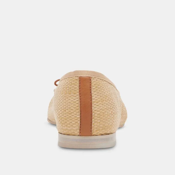 Flats and Loafers Women Dolce Vita Cacy Ballet Flats Natural Raffia