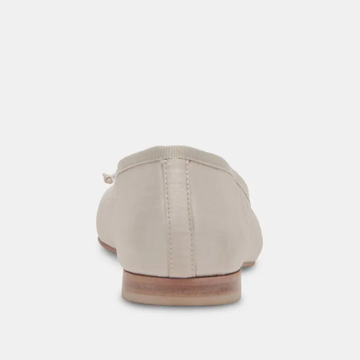 Flats and Loafers Women Dolce Vita Cacy Pearl Ballet Flats Vanilla Pearls