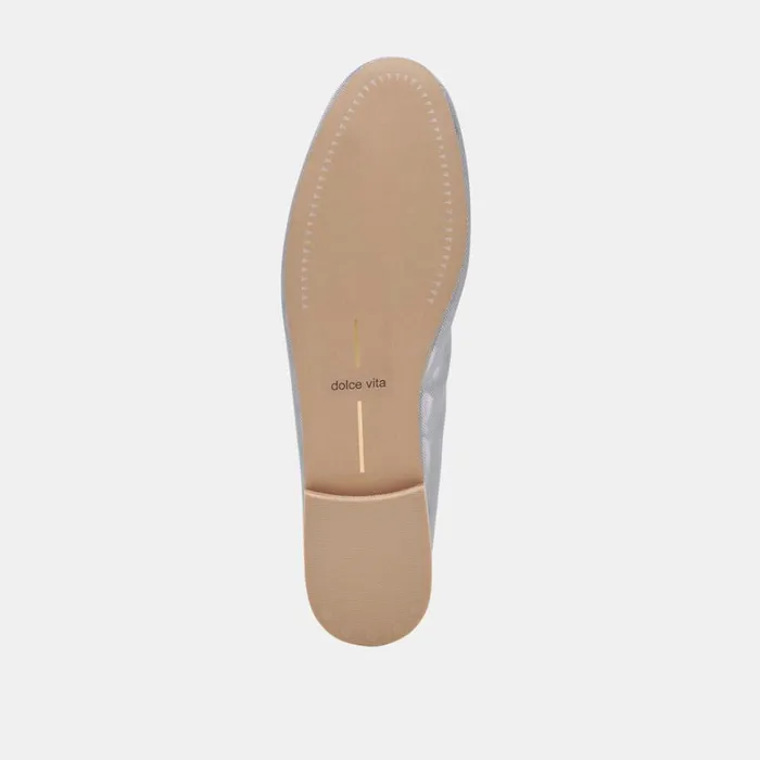 Flats and Loafers Women Dolce Vita Cadel Ballet Flats Silver Mesh
