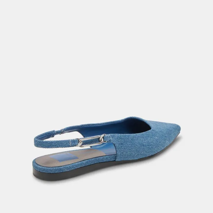 Flats and Loafers Women Dolce Vita Elley Flats Blue Denim