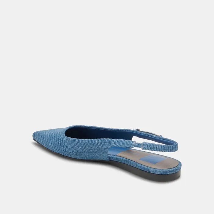 Flats and Loafers Women Dolce Vita Elley Flats Blue Denim