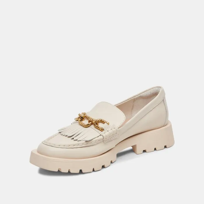Flats and Loafers Women Dolce Vita Erna Flats Ivory Leather