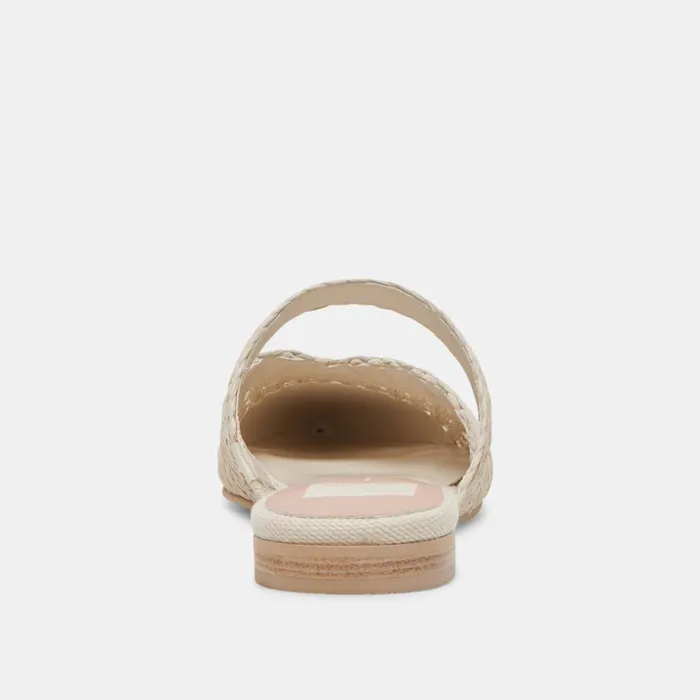 Flats and Loafers Women Dolce Vita Kaline Flats Ivory Raffia