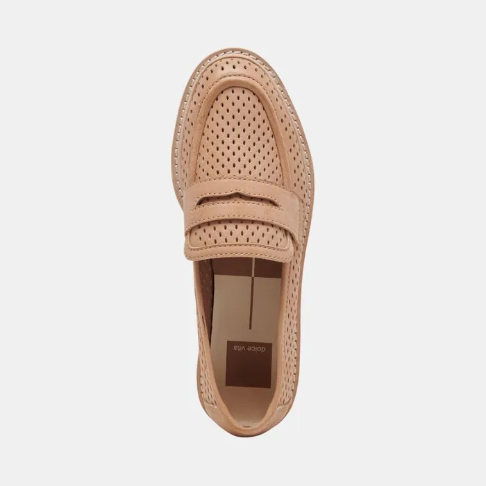 Flats and Loafers Women Dolce Vita Malila Loafers Toffee Nubuck