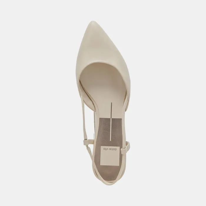 Flats and Loafers Women Dolce Vita Narah Flats Ivory Leather