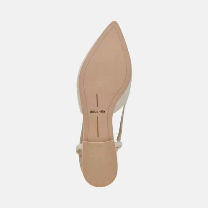 Flats and Loafers Women Dolce Vita Narah Flats Ivory Leather