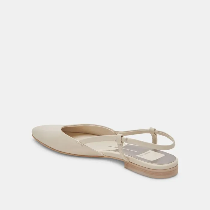 Flats and Loafers Women Dolce Vita Narah Flats Ivory Leather