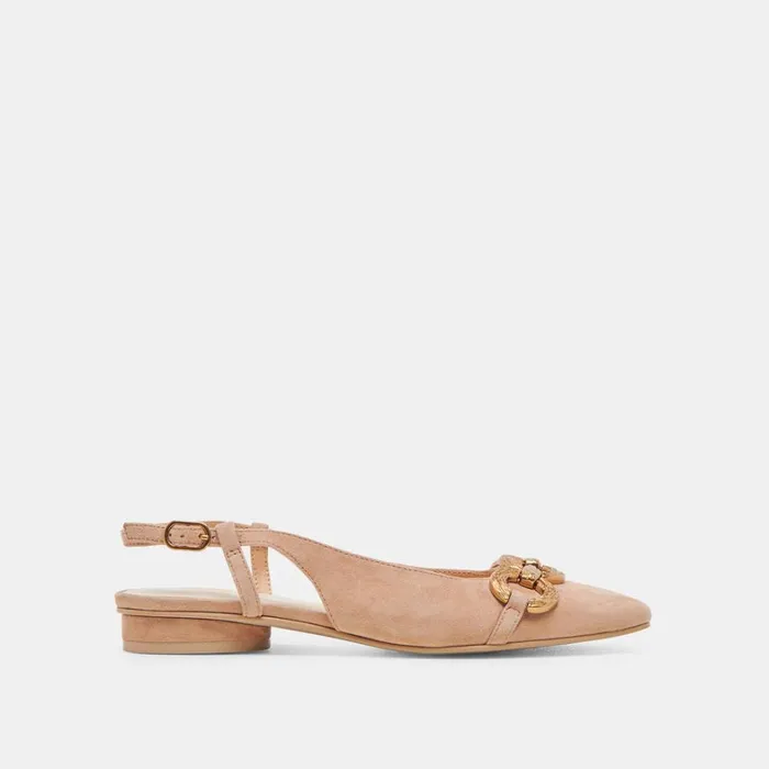 Flats and Loafers Women Dolce Vita Ramano Flats Toffee Suede