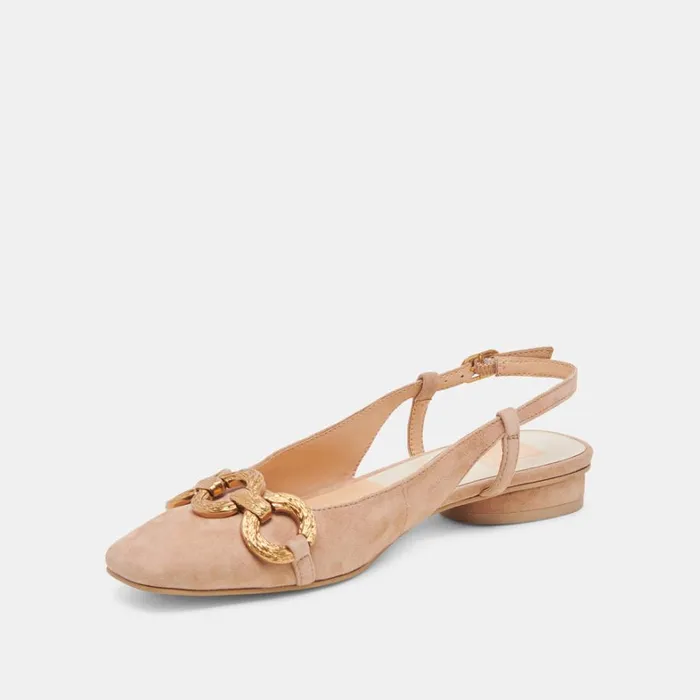 Flats and Loafers Women Dolce Vita Ramano Flats Toffee Suede