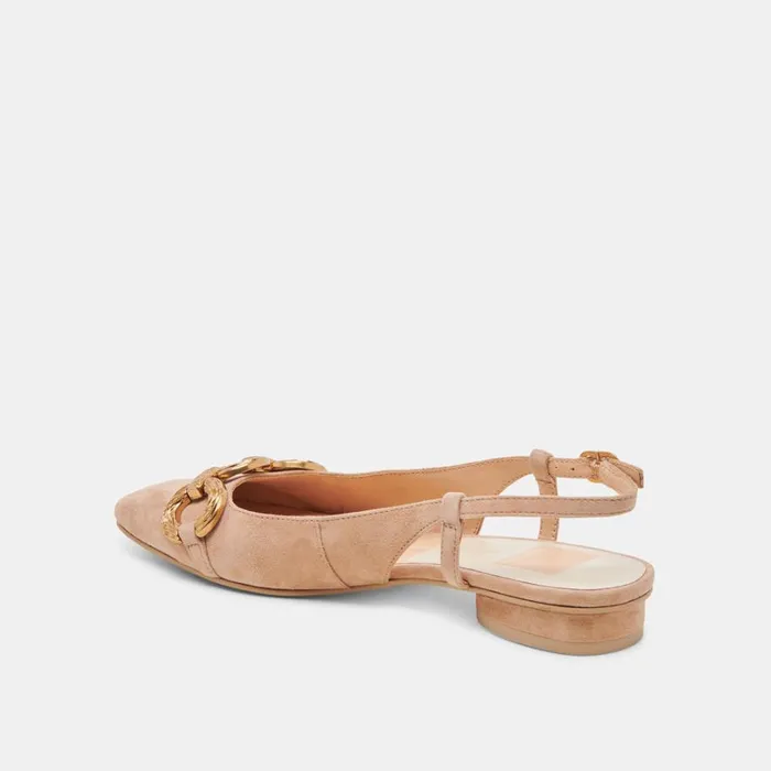 Flats and Loafers Women Dolce Vita Ramano Flats Toffee Suede